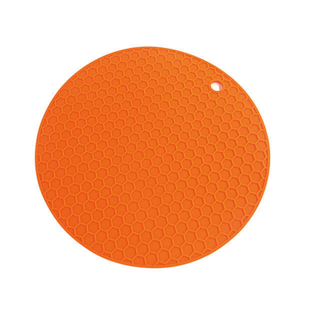 Miếng Lót Nồi Silicone SMARTCHOICE Chống Ẩm Chống Trơn Trượt Hình Tròn Tổ Ong