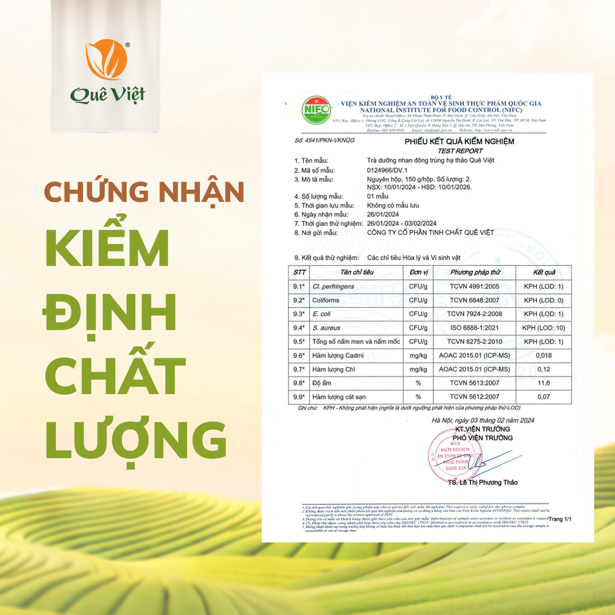 Combo 2 hộp - Trà dưỡng nhan đông trùng hạ thảo Quê Việt + tặng 1 mặt nạ Hàn Quốc ( prettyskin) ngẫu nhiên - Hộp 150g (10g x 15 túi) Nước Trà Chè Tea
