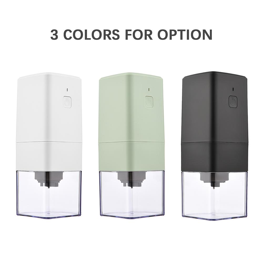 Portable Mini Electric Burr Coffee Grinder with Adjustable Coarse Fine Grinding Removable Chamber