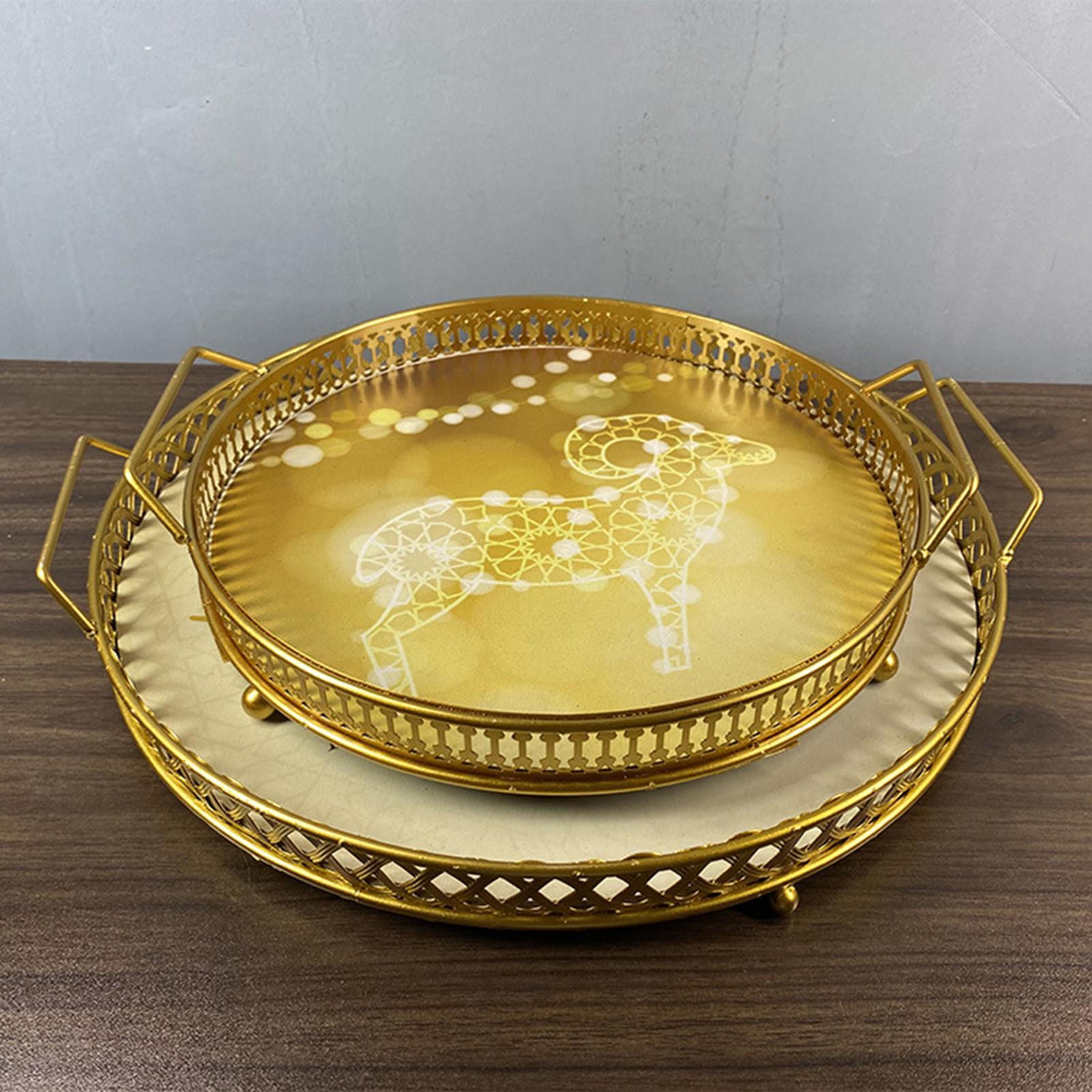 Ramadan Serving Tray Snack Food Tray Countertop Organizer Container