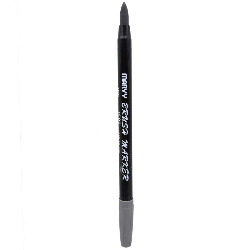 Bút Lông Màu Brush Marker - Marvy 1500-12 - Màu Xám