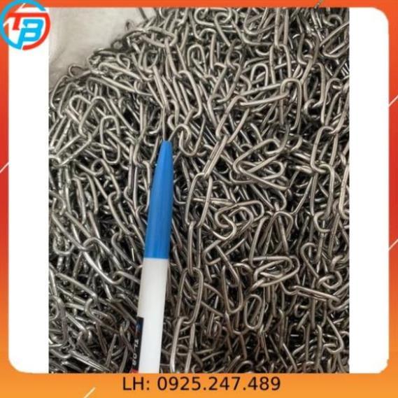 Dây Xích INOX 304 2mm cáp thép Thái Bình Vina