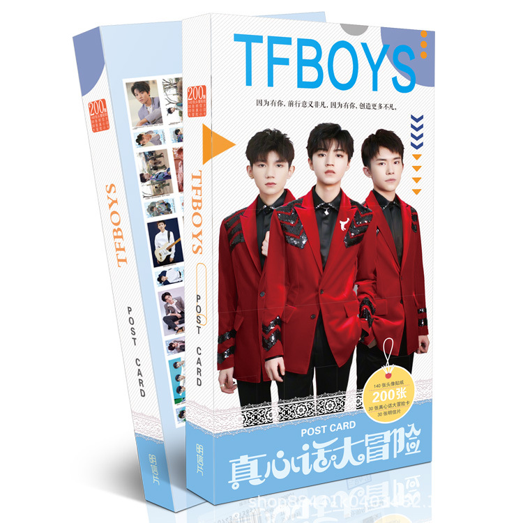 Hộp ảnh Postcard Tfboys