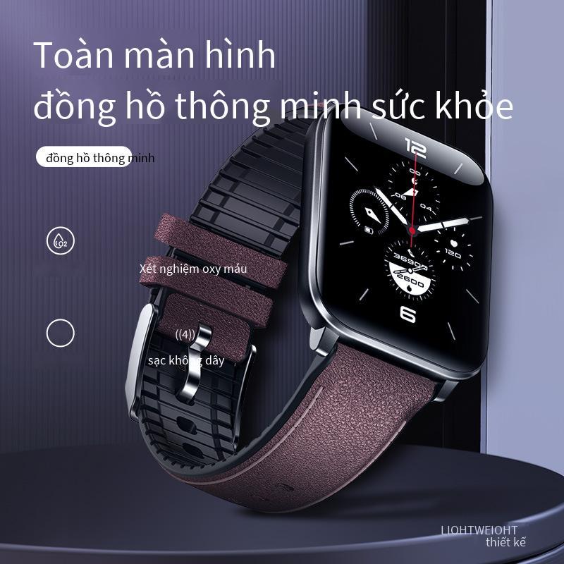 Đảm bảo chất lượng bùng nổ Đồng hồ thông minh GT5 sạc không dây oxy máu thật nhịp tim nhiệt độ siêu mỏng chống nước IP68
