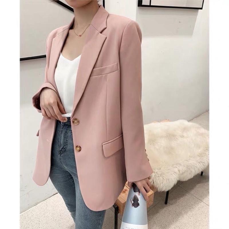 Áo Khoác Blazer Nữ Phong Cách Hàn Quốc Mẫu Mới Mã RB100