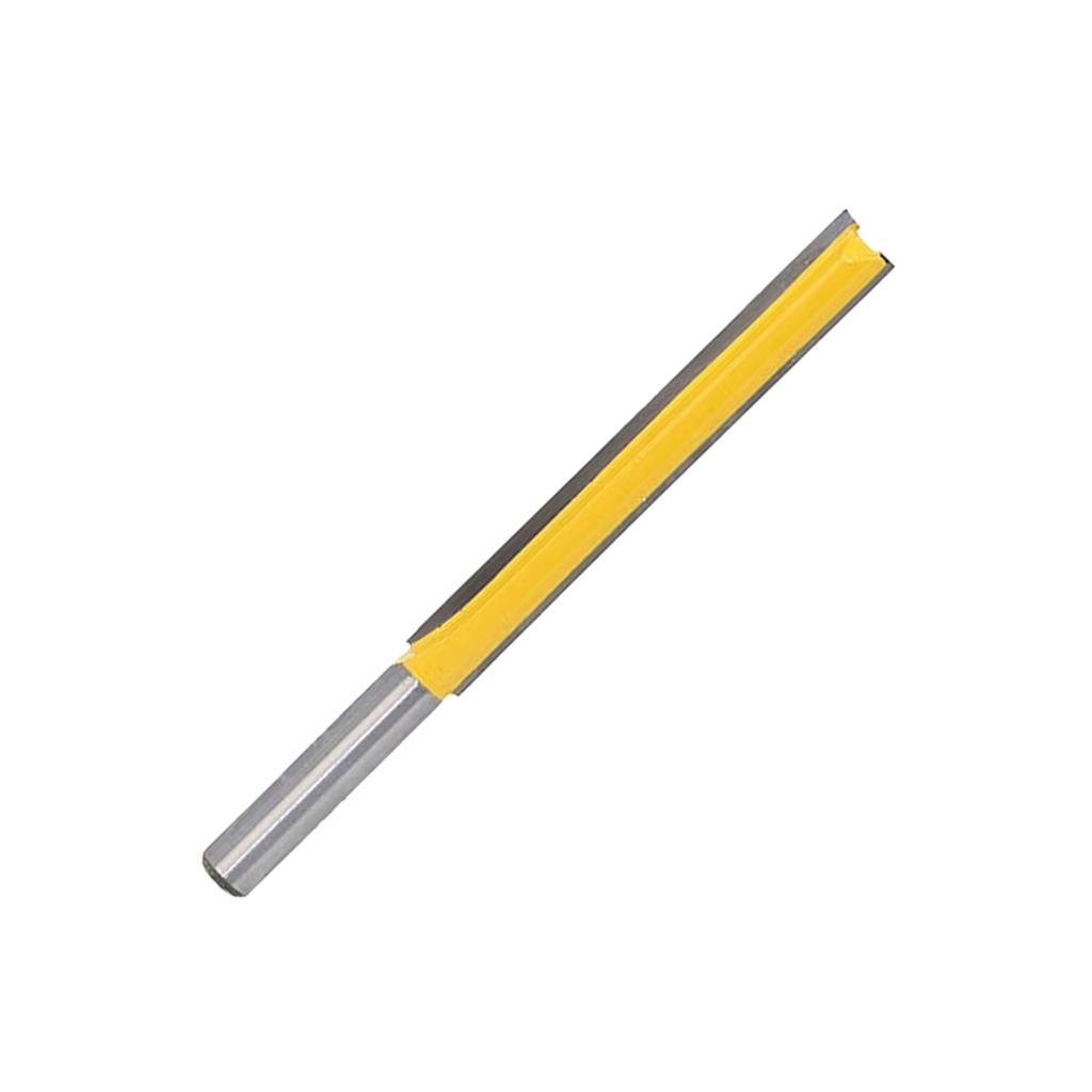 4x Extra Long Straight Router Bit Edge Repair Slotted Cutter Trimming Blade