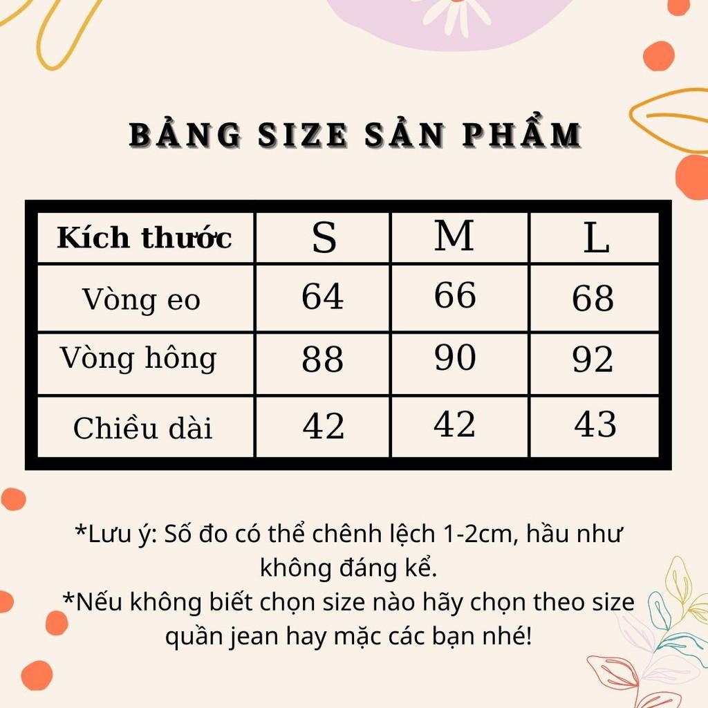 Chân váy chữ a ngắn chỉ viền trơn siêu xinh 861 (Có ảnh thật)