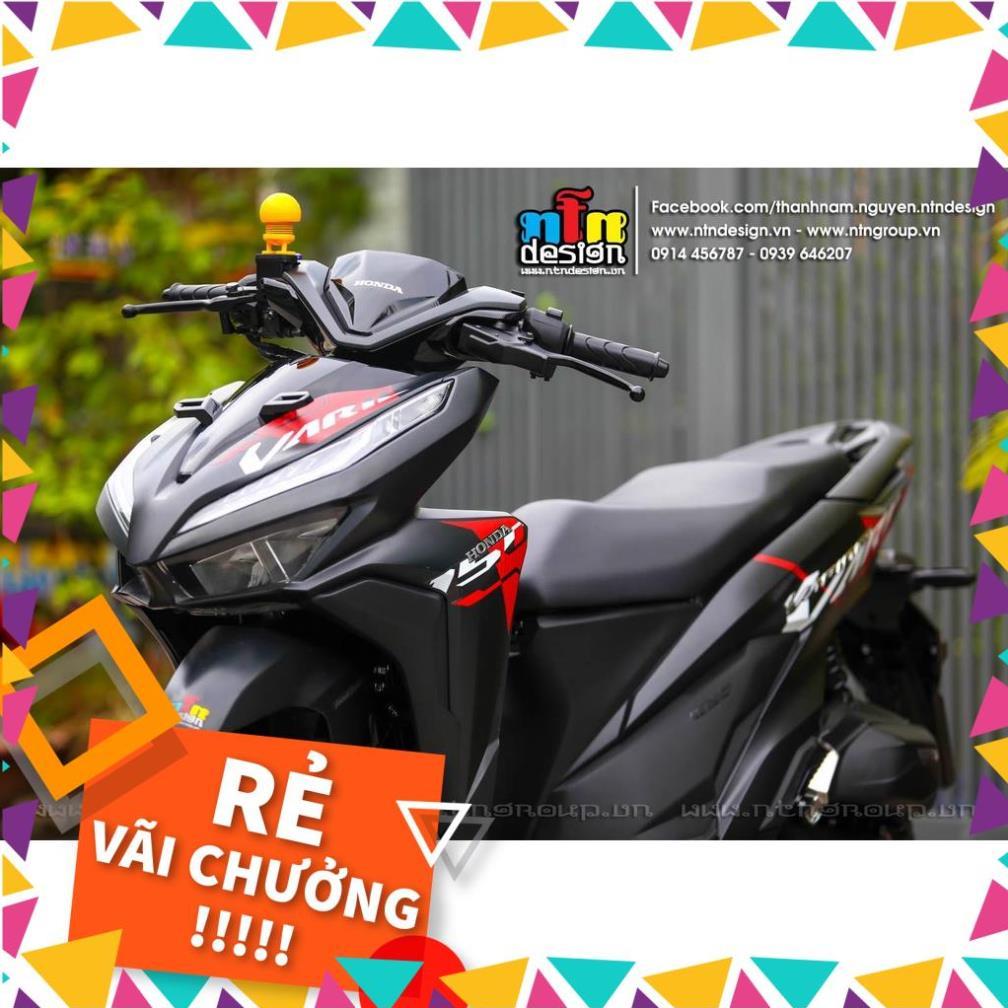 Tem Rời Vario 2018 Mẫu Chữ Vario 150 Đen Đỏ Trắng