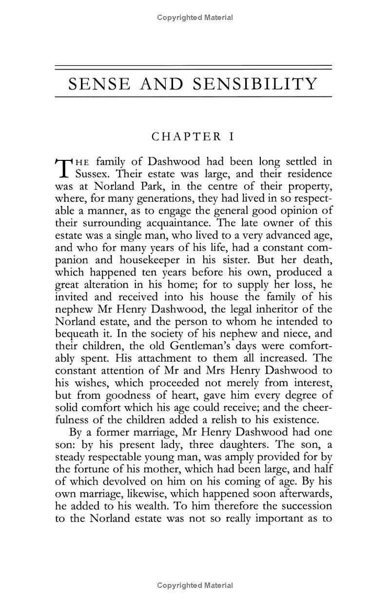 Sách ngoại văn: Sense And Sensibility - Vintage Classics A Novel