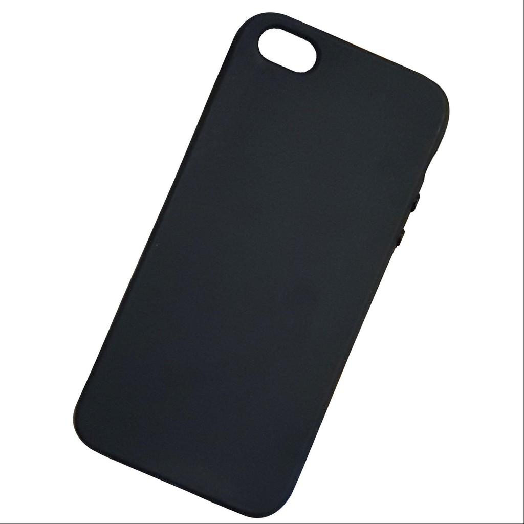 Ốp Silicon Dẻo Đen Nhám Chống Vân Tay Cho Iphone 5/6/6Plus/7/7Plus/8/8Plus/X