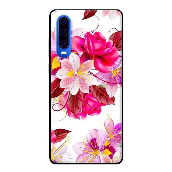 Ốp lưng in cho Huawei P30 mẫu Hoa Hồng - Hàng chính hãng