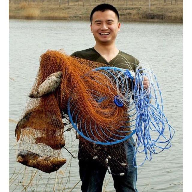 Chài Rút Đĩa Bay Sợi Dù Thái Lan Cao Cấp Chài Dù Đánh Cá LDC8