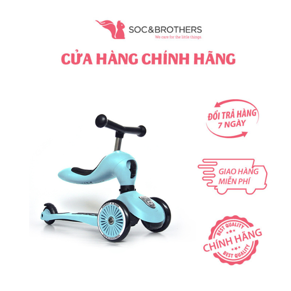 Xe scooter trẻ em Scoot and Ride Highwaykick 1 màu Blueberry