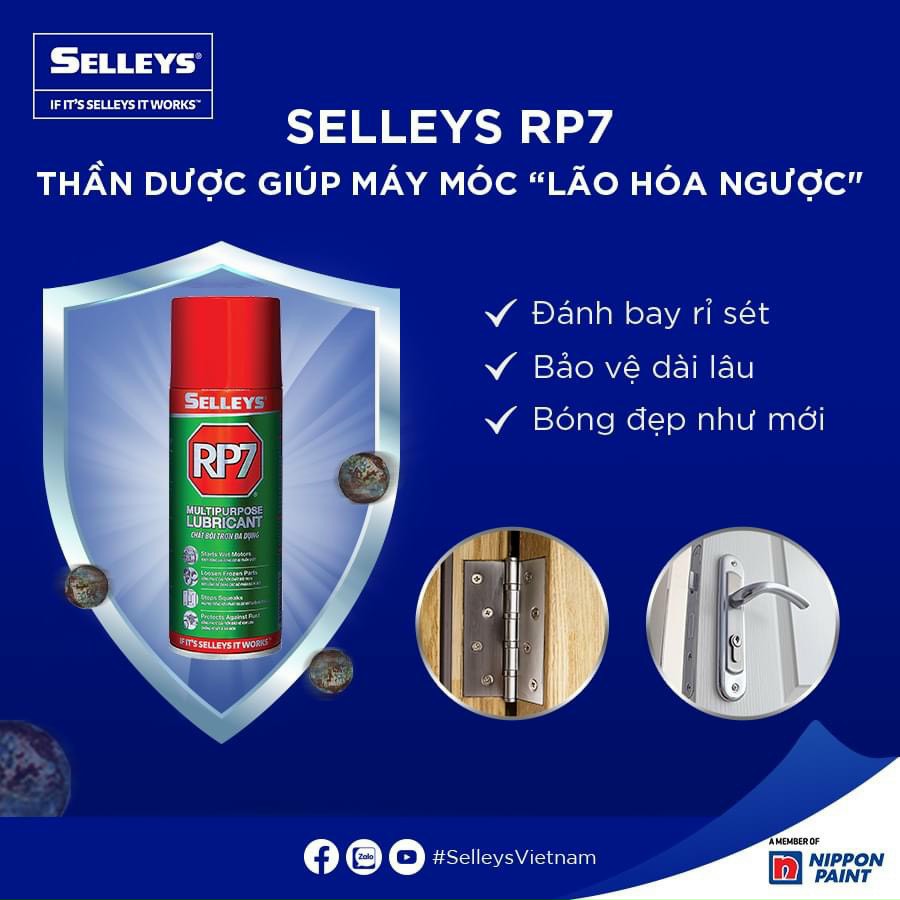 Mua Chai Xịt Chống Rỉ Sét Và Bôi Trơn Đa Dụng Selleys RP7 - 350g tại Thanh  Bình Vinh Co. | Tiki