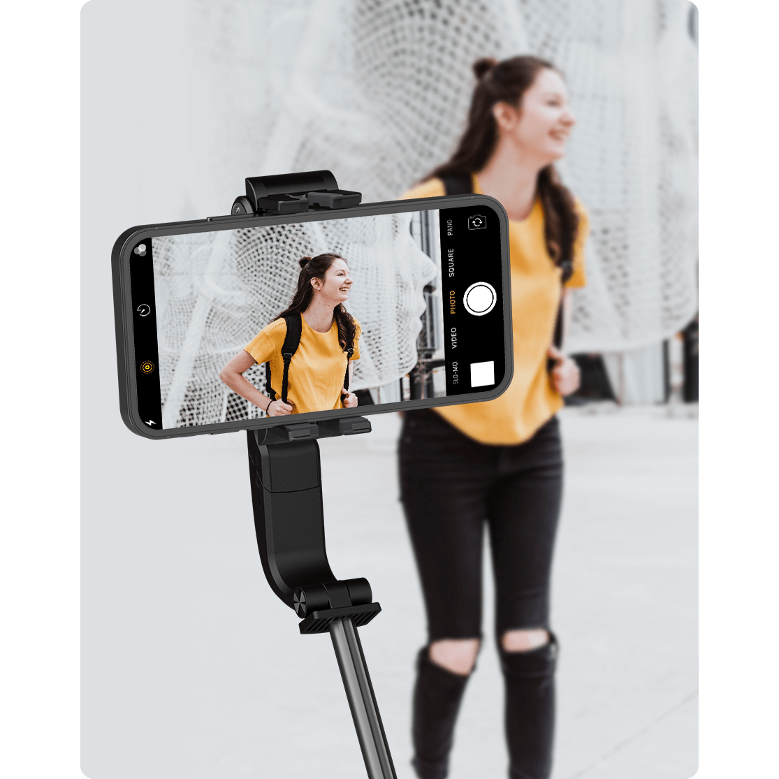 Hohem iSteady Q - Gimbal Chống Rung Kiêm Gậy Selfie Xoay 360° Siêu Nhỏ Gọn, Tích Hợp Remote Điều Khiển Từ Xa, Theo Dõi Khuôn Mặt - Hàng Chính Hãng