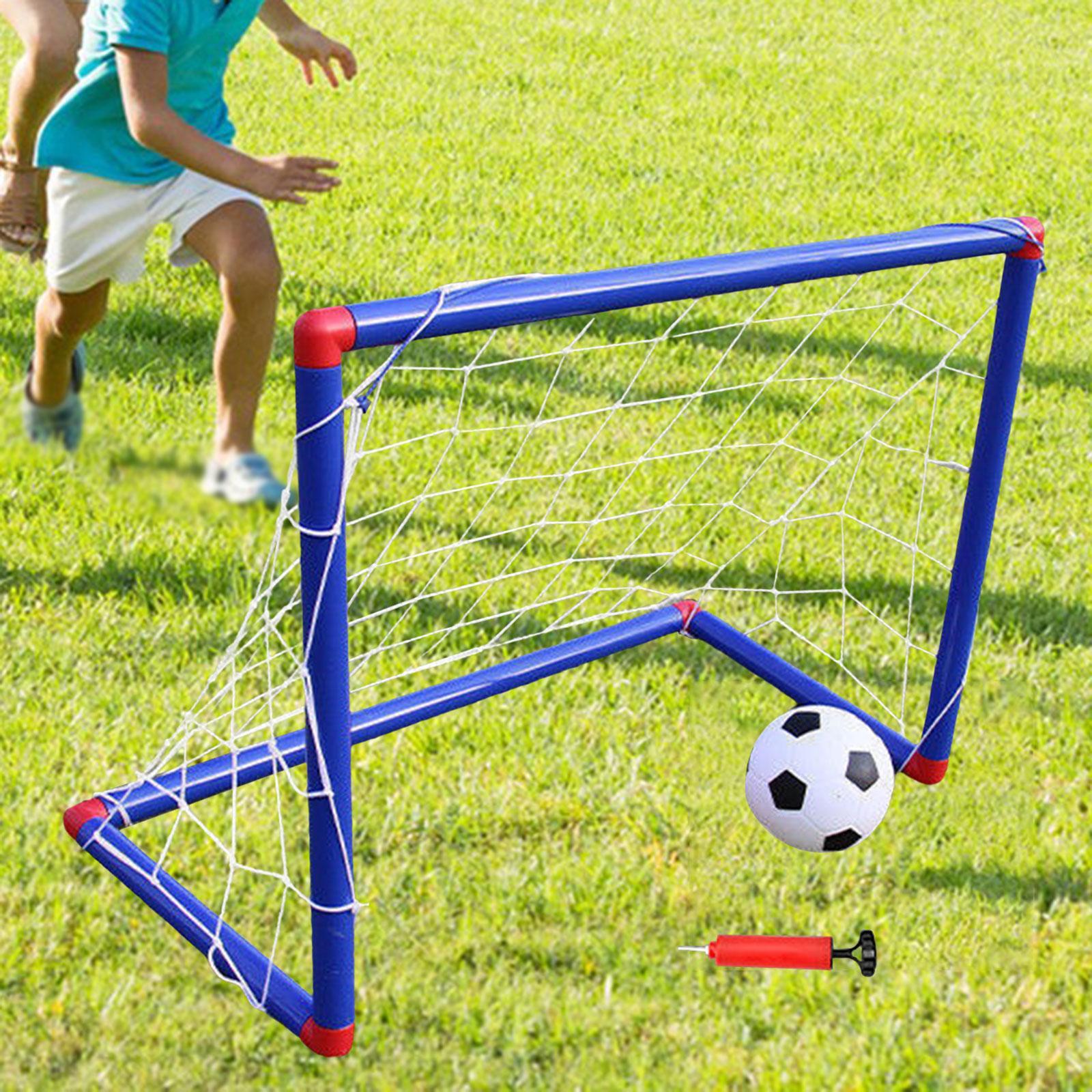 Kids Soccer Goals Soccer Nets Folding for Backyard Mini Playing Football Net