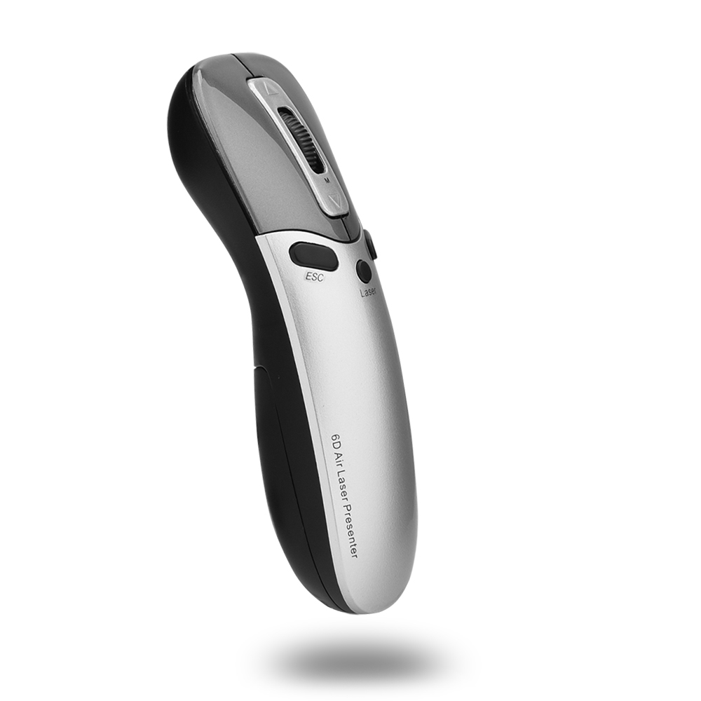 Chuột Thuyết Trình Không Dây 2.4g Đa Chức Năng 6d Cảm Biến Con Quay Điều Khiển Từ Xa