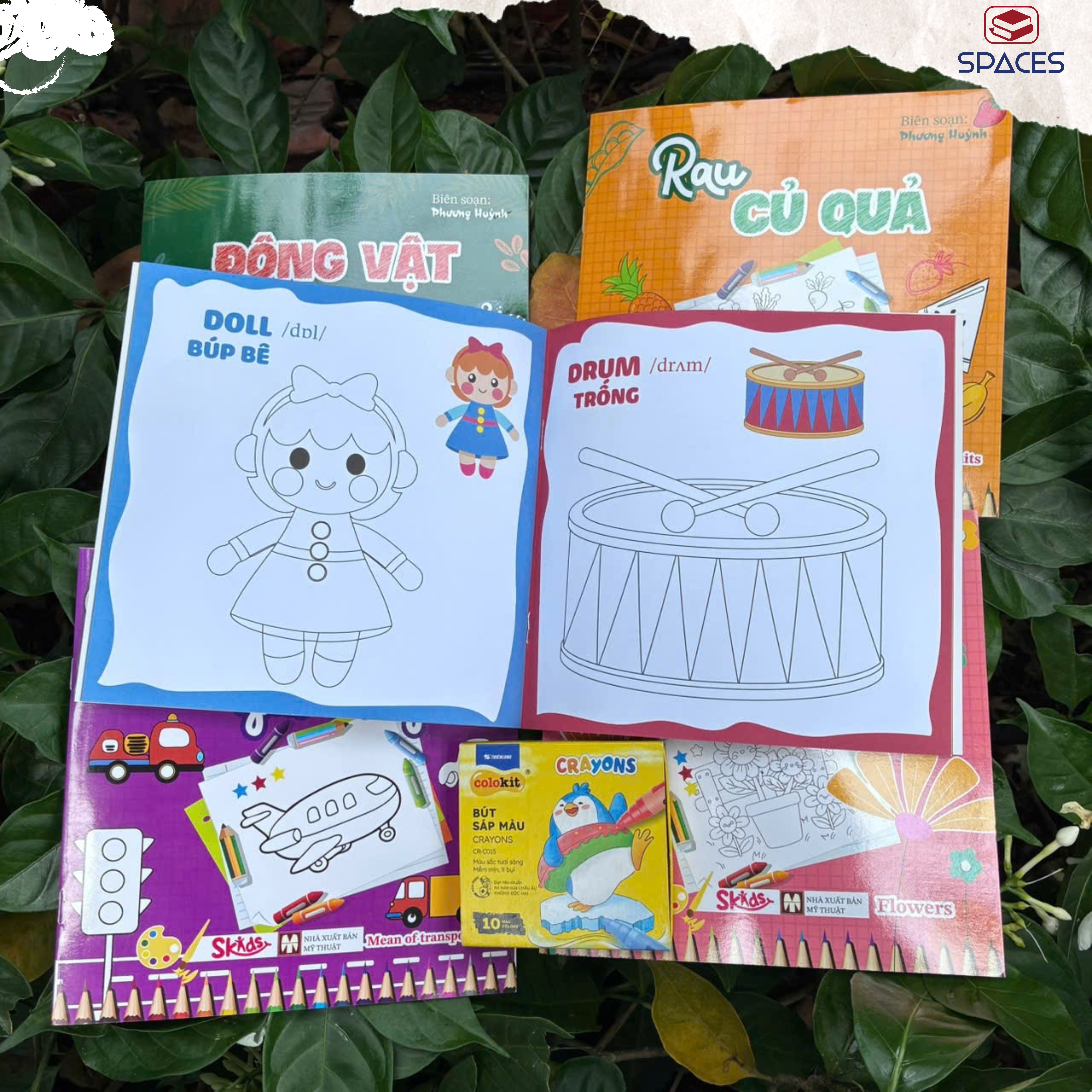 Sách - Tô Màu Thông Minh - ĐỒ VẬT QUANH EM - SKIDS