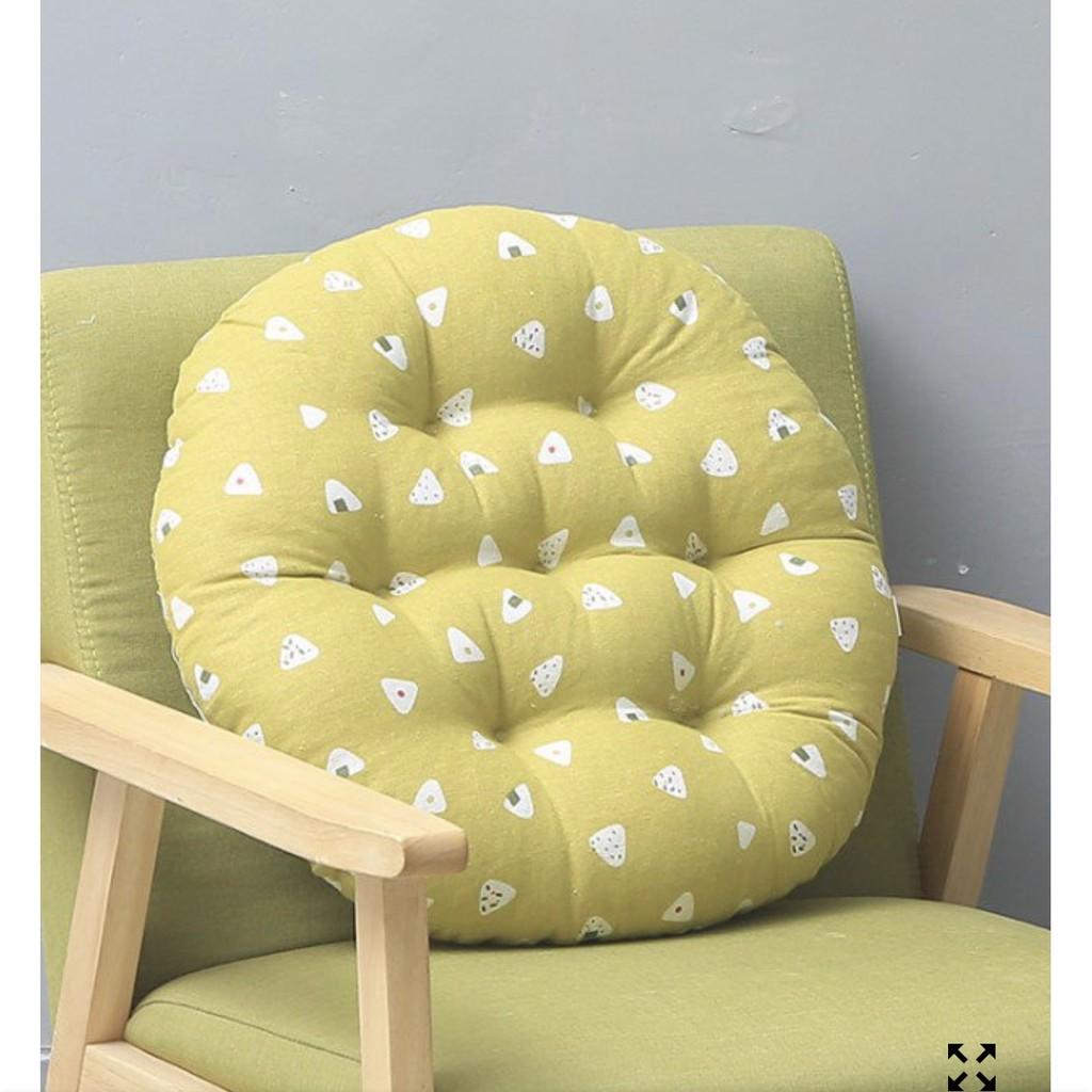 Đệm Ngồi Bệt Tròn Nhật Sắc Màu Hè Sai Mini 32cm