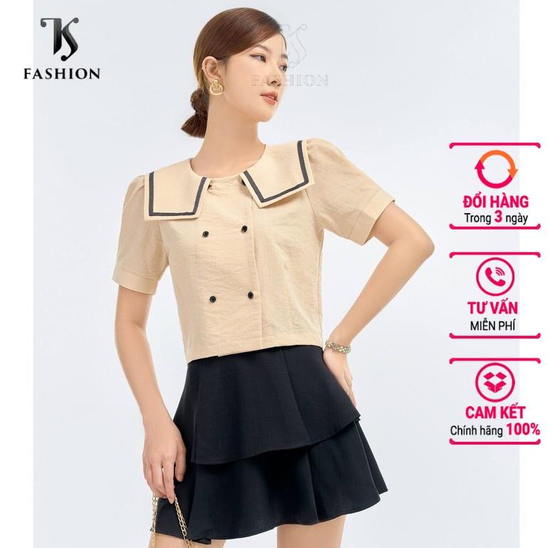 Quần váy nữ 2 tầng xếp ly TKFASHION QVK395