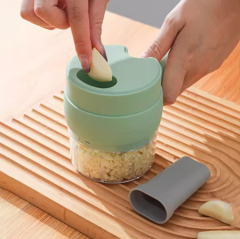 Máy xay cắt lát tỏi ớt rau củ thực phẩm tiện lợi - K1614