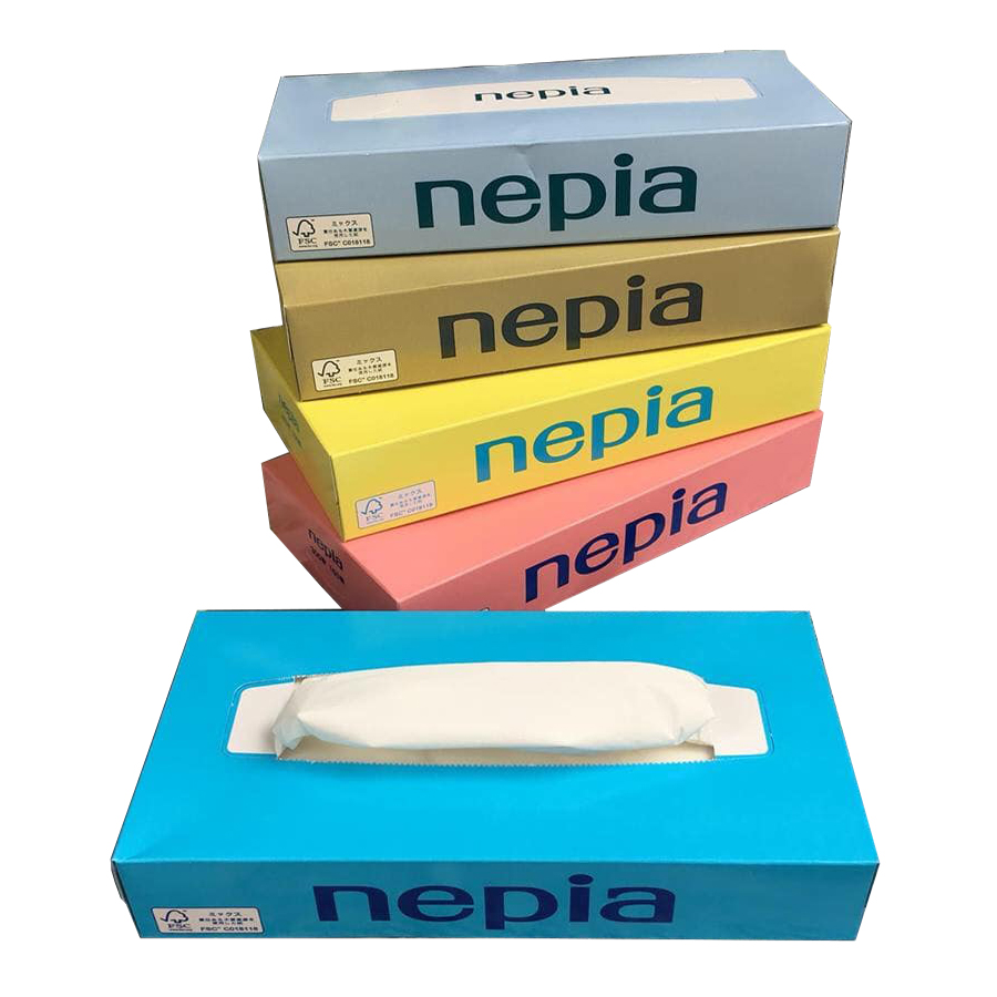 Combo 5 hộp giấy ăn 150 tờ Nepia nhập khẩu nhật bản