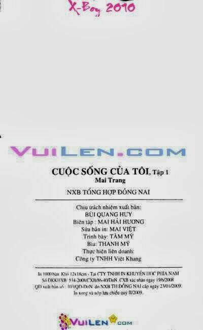 cuộc sống của tôi chapter 1 167