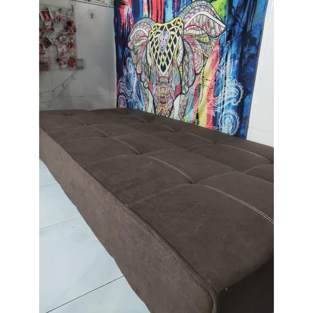 Sofa bed /sofa giường màu nâu . Kích thước 170 x 86 x 38 cm.