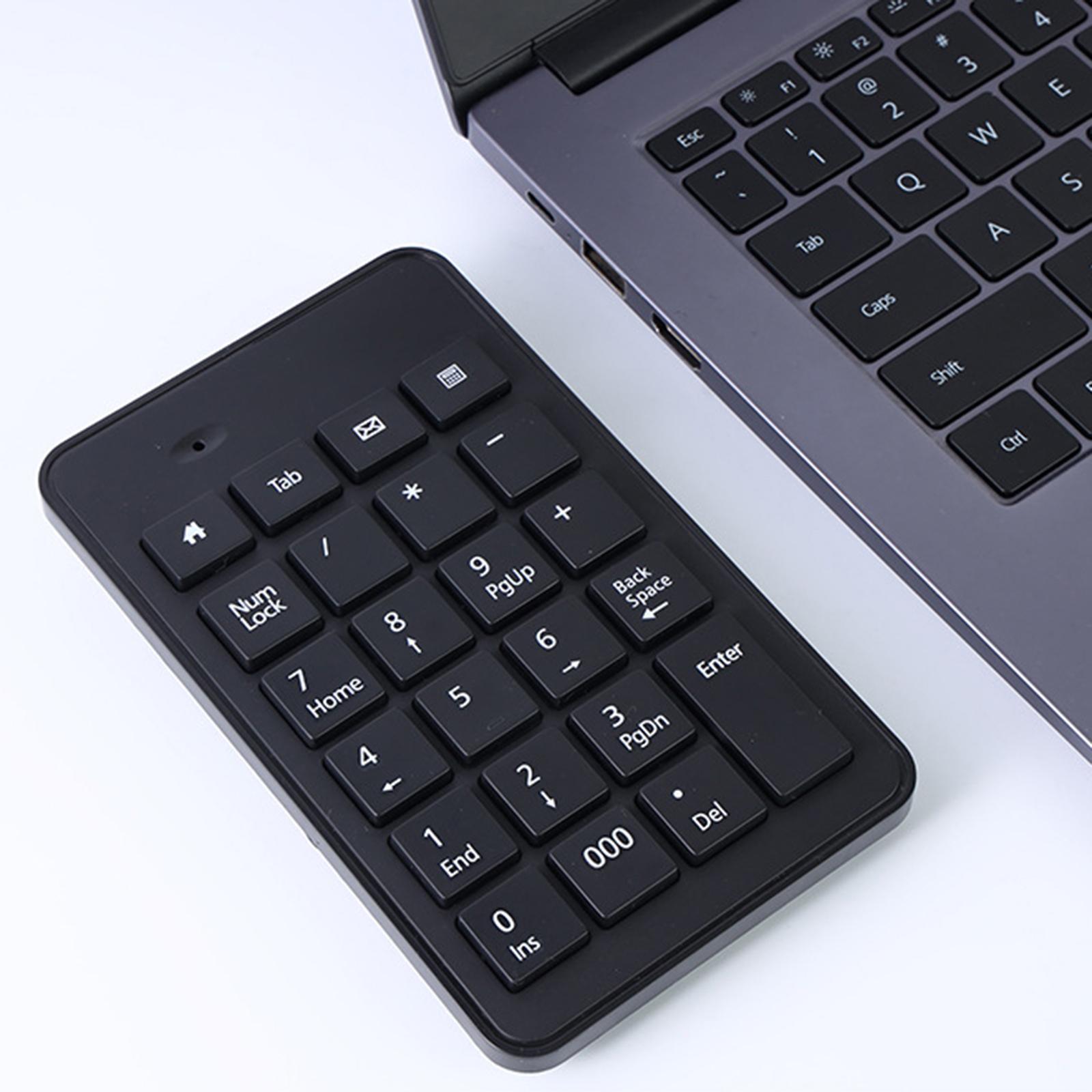 Non Slip Wireless Numeric Keypad 23Key Accounting for Computer Laptop PC