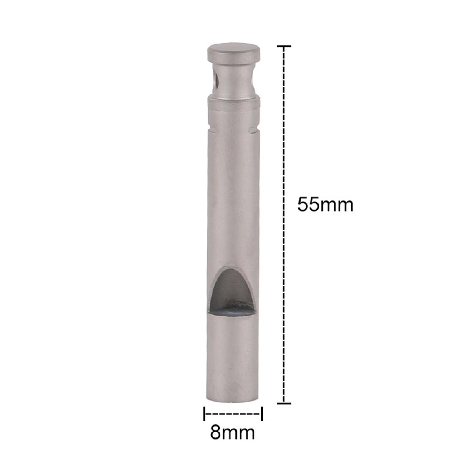 Titanium Emergency Whistle, Loud Portable Keychain Necklace Whistle for Emergency Survival, Life Saving, Hiking, Camping, and Pet Training