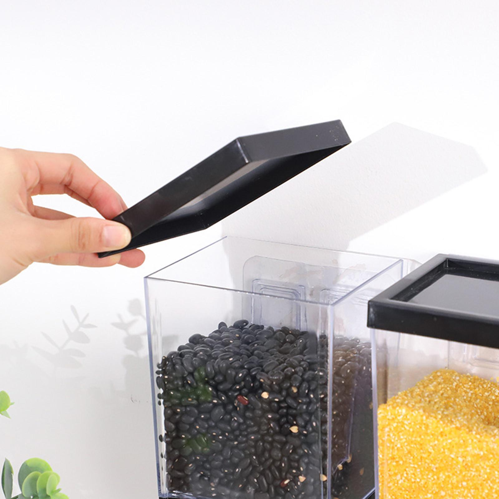 Cereal Dispenser Keep Fresh Food Dispensers for Kitchen Grain Dry Beans