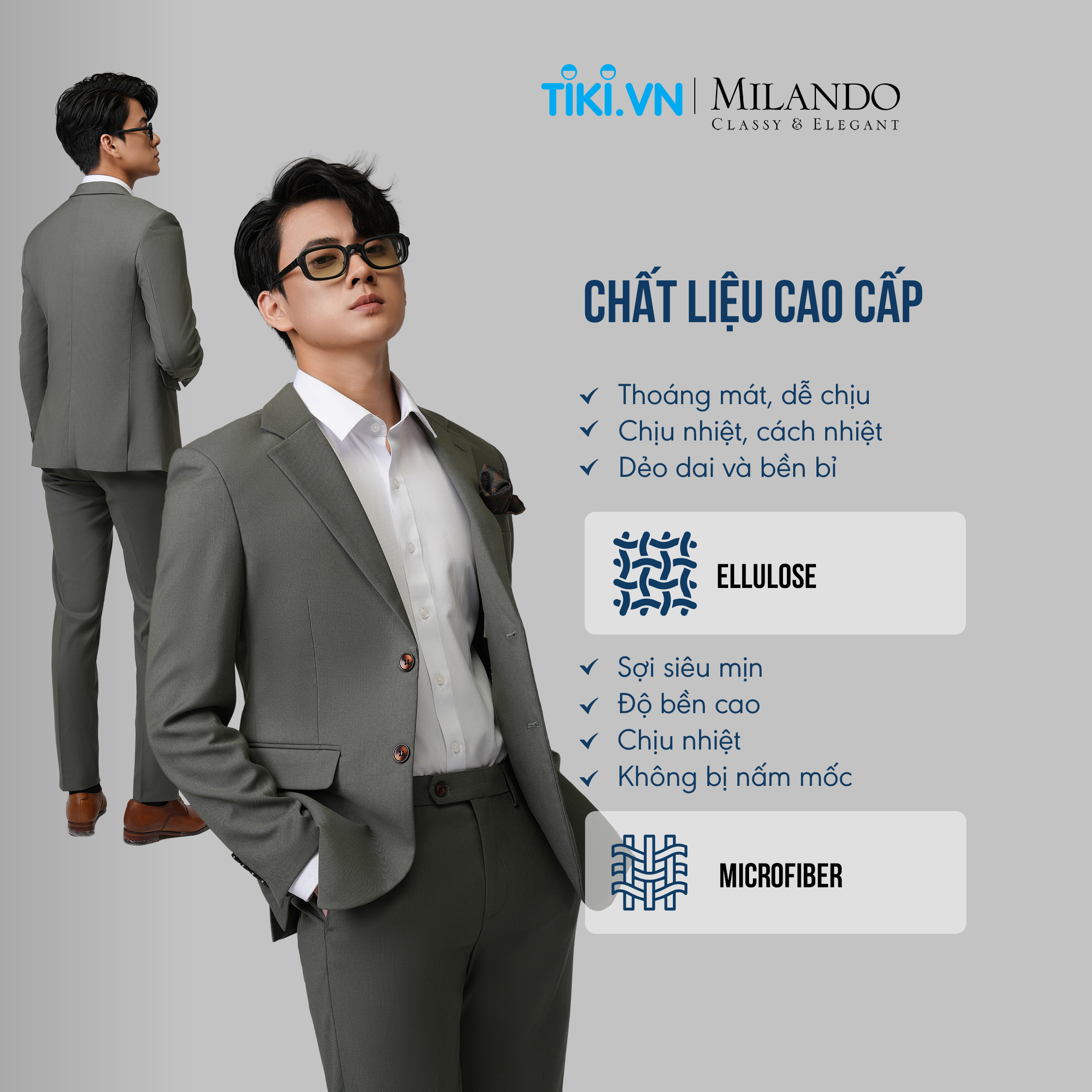 Quần Âu Nam Cao Cấp MYMILANDO Màu Xanh Ngọc - Chất Liệu Cao Cấp Bền Màu , Kiểu Dáng Slim Fit Trẻ Trung, Thời Trang Công Sở, Dạo Phố, Sự Kiện Sang Trọng