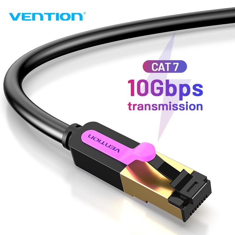 Cáp mạng Cat7 Vention dài 15m, hỗ trợ tốc độ cao 10Gbps - Hàng chính hãng