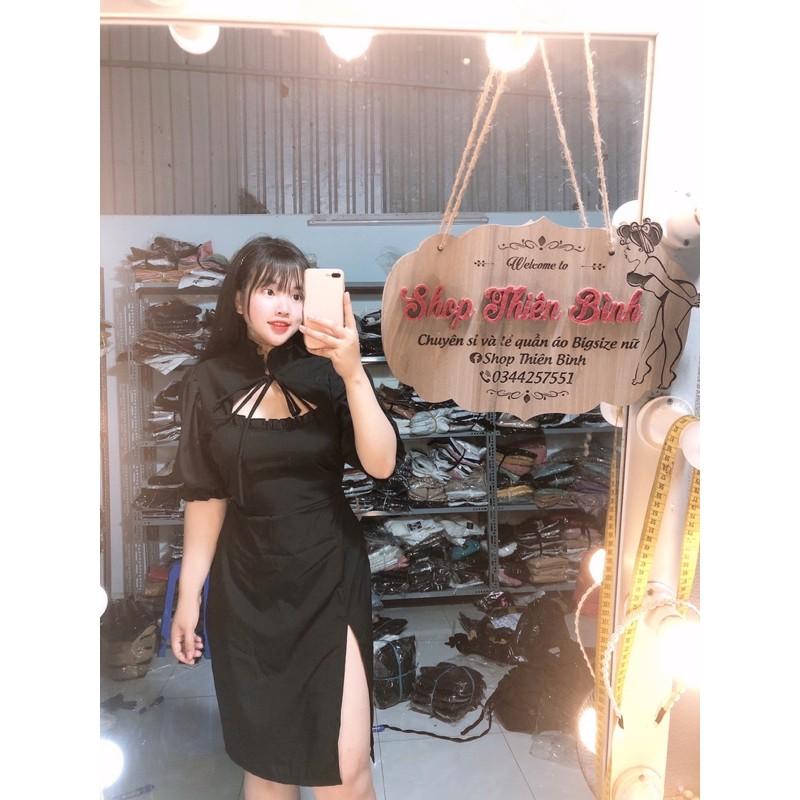 Đầm cổ tàu xẻ tà