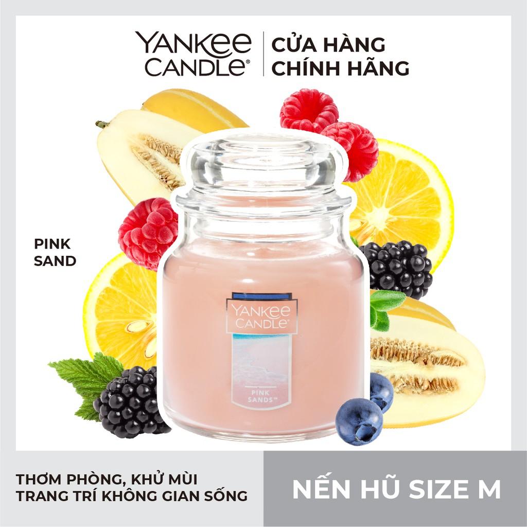 Nến hũ Yankee Candle size M - Pink Sands