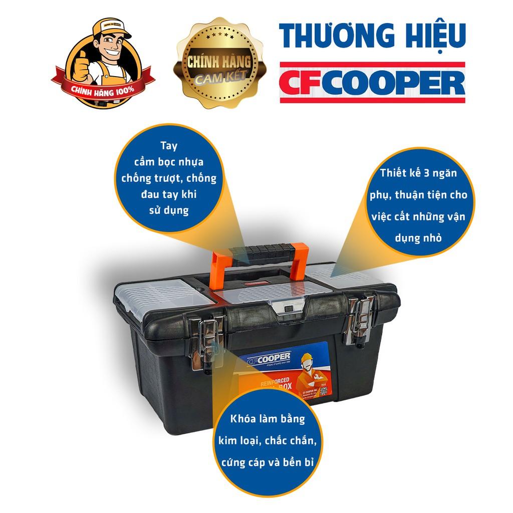 Thùng đồ nghề nhựa,Hộp đựng dụng cụ sửa chữa,Hộp đồ nghề 48 x 22 x 22cm 19in  CFCooper