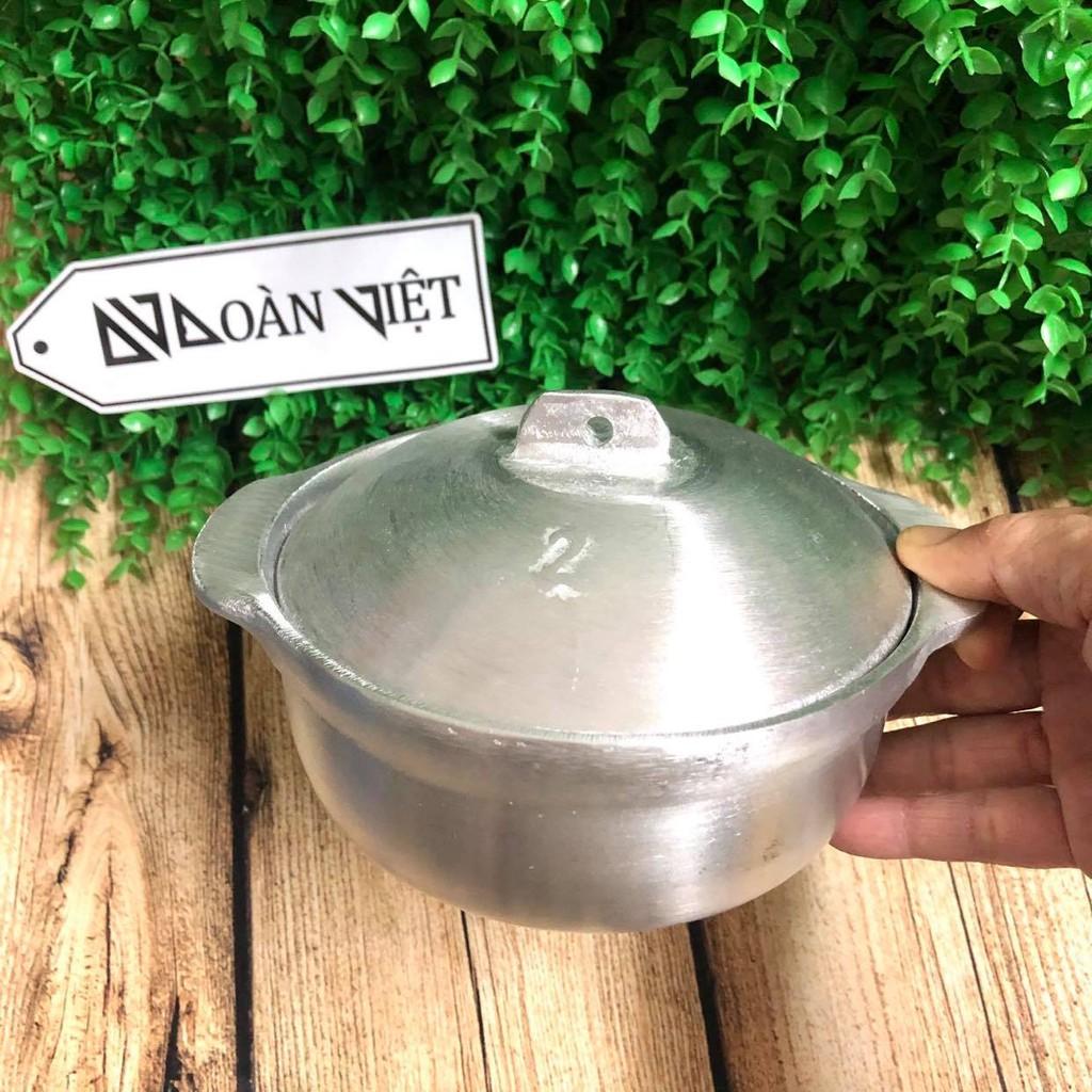 Nồi Gang kho thịt cá Lòng sâu S2-15cm, Nồi Cơm Niêu - Gang Đúc Nguyên Khối, Mẫu Mới Siêu Bóng Đẹp