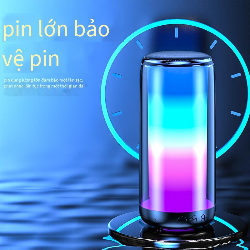 Ưu đãi tốt nhất là loa bluetooth mát mẻ âm thanh đa phương tiện âm nhạc rung động loa siêu trầm đầy màu sắc loa siêu trầm nhỏ di động ngoài trời