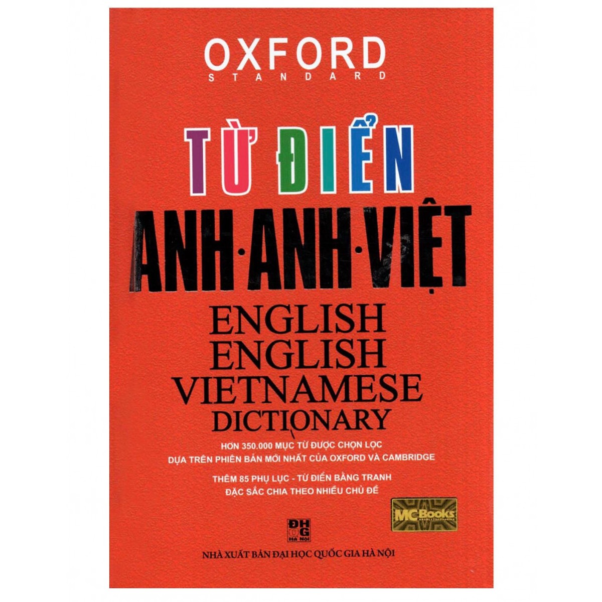 Từ Điển Oxford Anh - Anh - Việt ( Bìa Đỏ Cứng ) (Tặng Bookmark độc đáo)