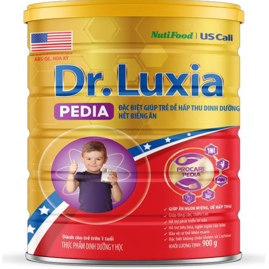 Sữa bột Dr. Luxia Pedia giúp trẻ dễ hấp thụ dinh dưỡng, hết biếng ăn