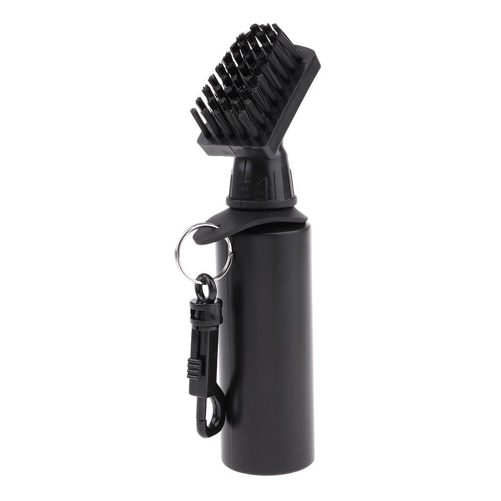 2 Golf Club Brush Golf Cleaning Brush Groove Self-Contained Water with Clip