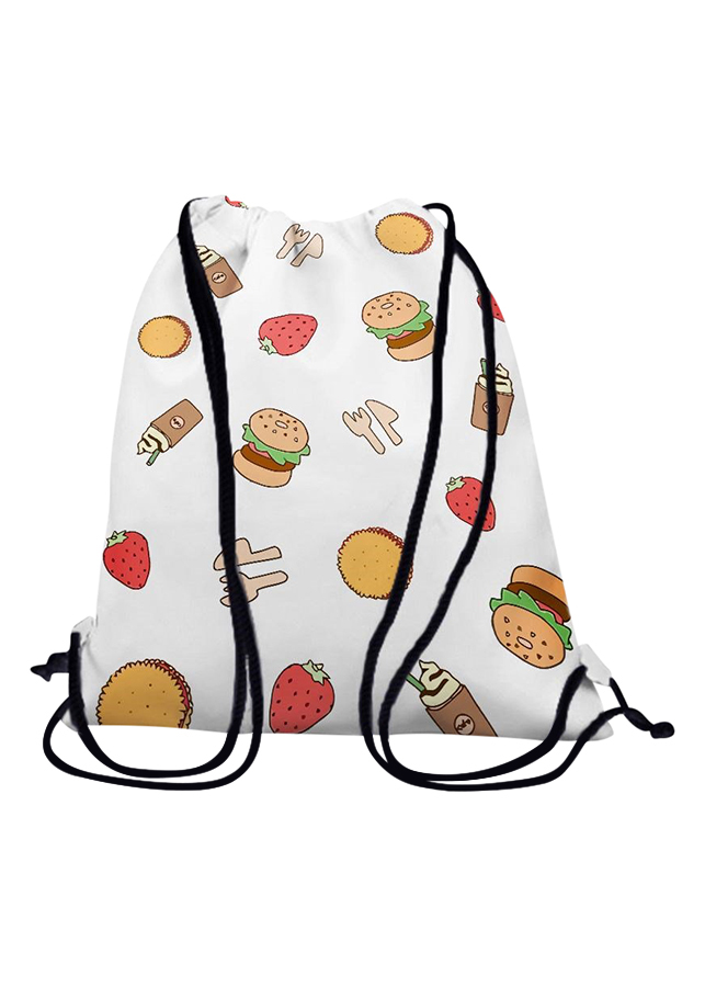 Túi rút hamburger và dâu tây - BDHT285