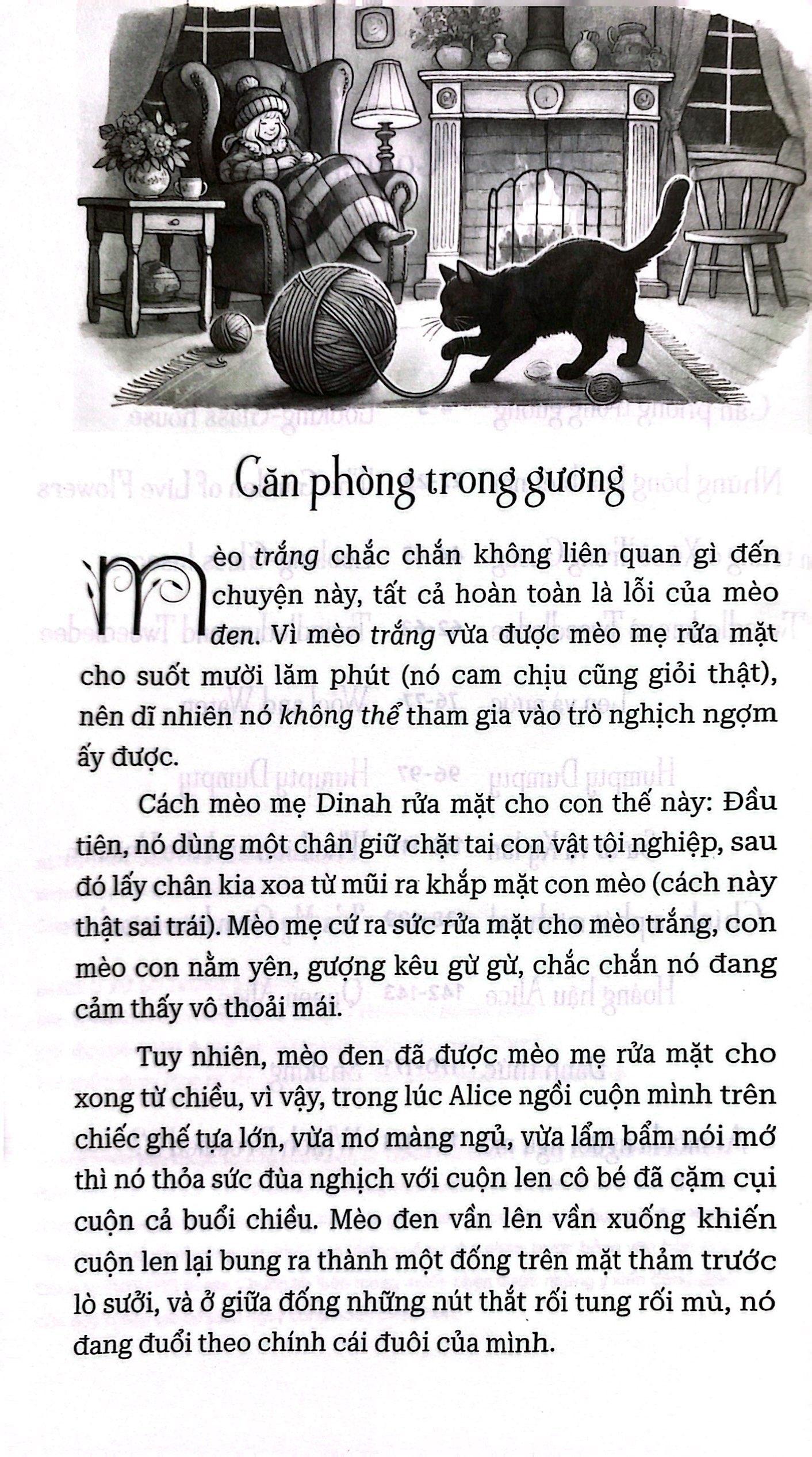 Alice Ở Xứ Sở Trong Gương - Song Ngữ
