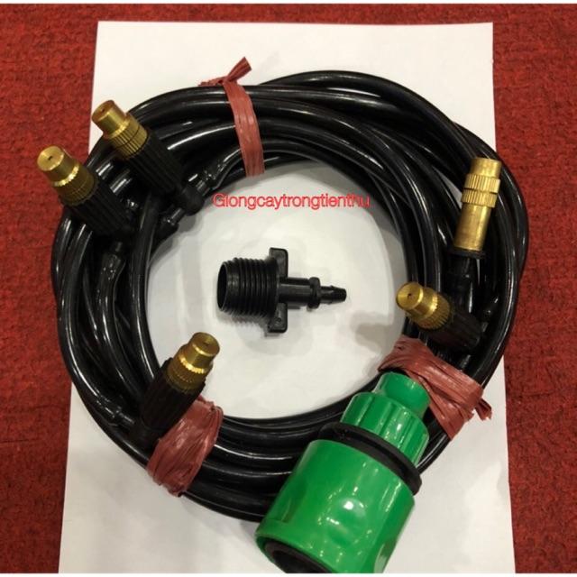 COMBO-BỘ TƯỚI PHUN SƯƠNG LẮP SẴN 5m nhập khẩu