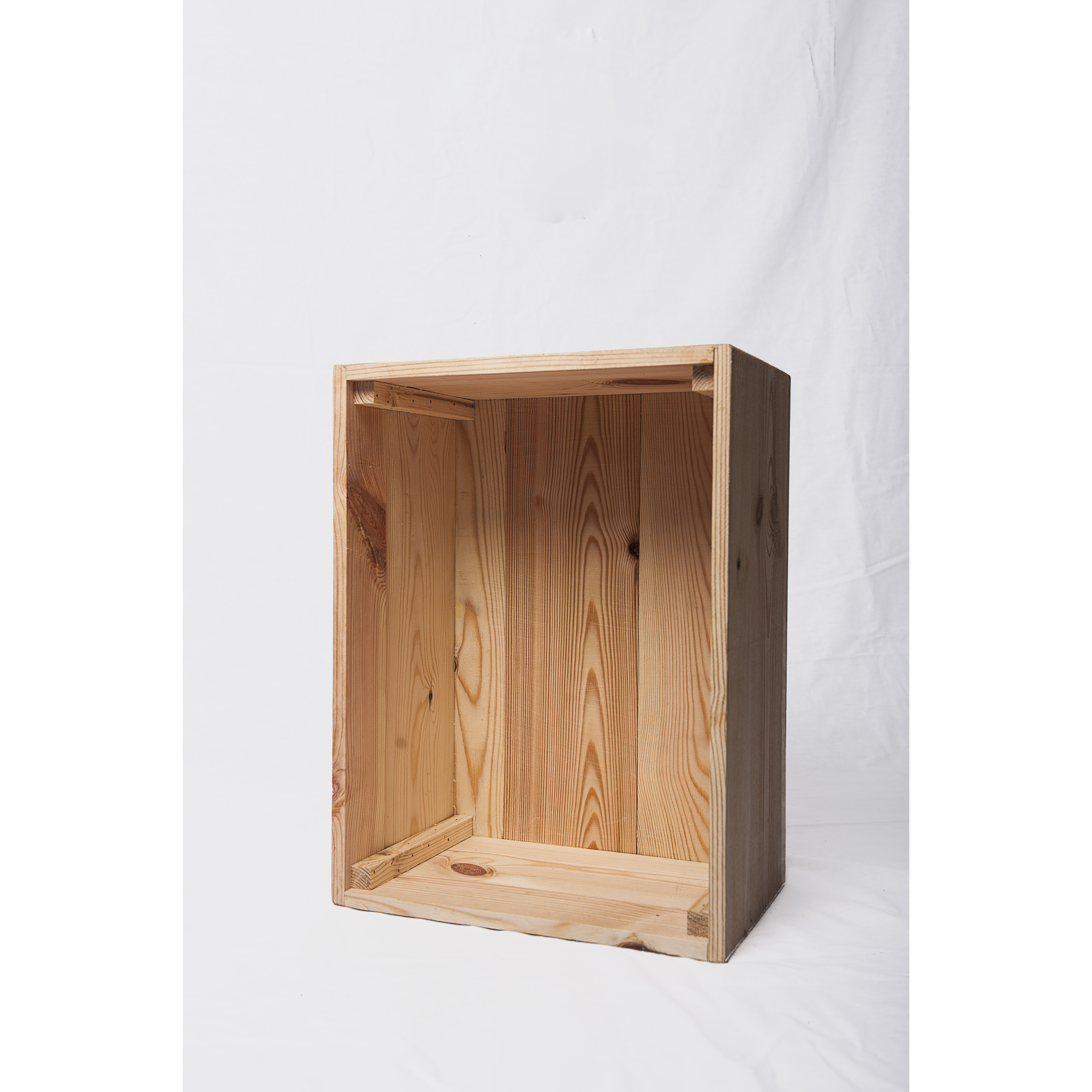 Thùng Gỗ Đa Năng, Hộp Gỗ Nan Kín, Thùng Pallet Decor Size Làm Hộp Lưu Trữ, Thùng Đựng Sách, Đựng Đồ Chơi Cho Bé 40x30x20cm