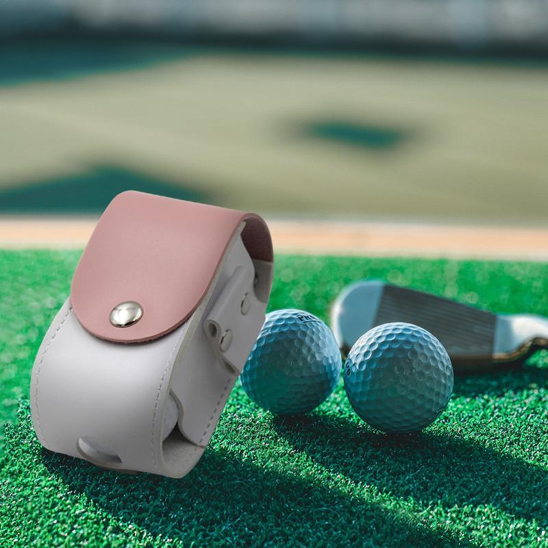 Túi golf túi da túi da mini túi golf lưu trữ bóng golf di động túi eo túi eo túi lưu trữ cho tees Color: coffee