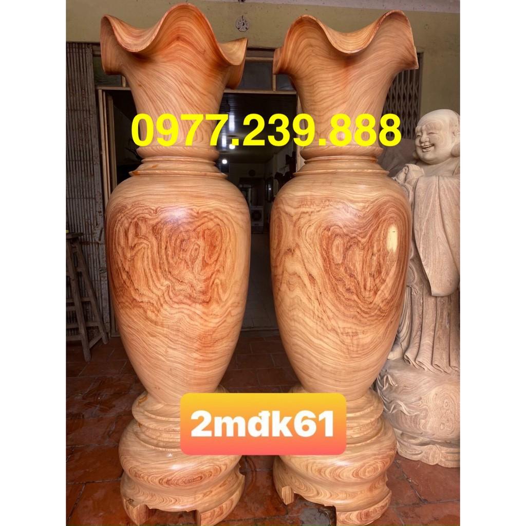 Lộc bình gỗ hương 190cm