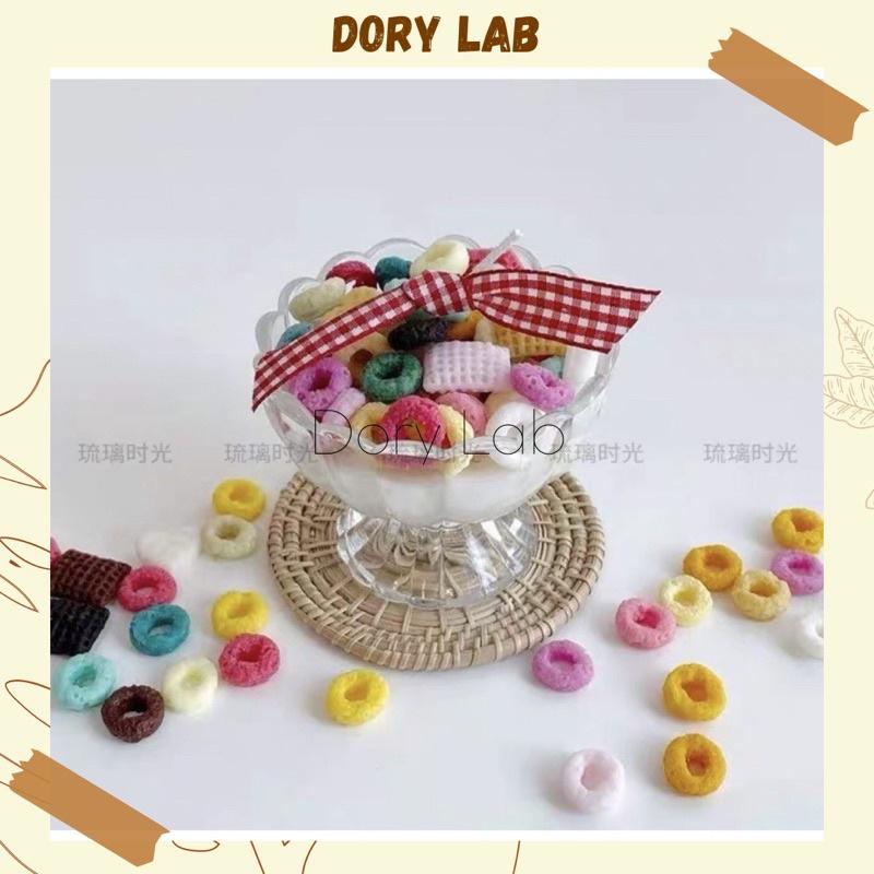 Nến Thơm Ly Kem Kẹo Vòng Màu Sắc, Phụ Kiện Trang Trí, Quà Tặng - Dory Lab
