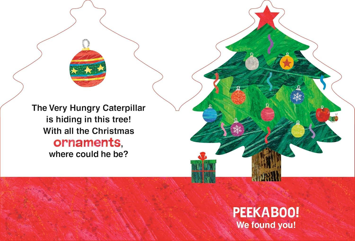 Sách ngoại văn: The Very Hungry Caterpillar's Peekaboo Christmas