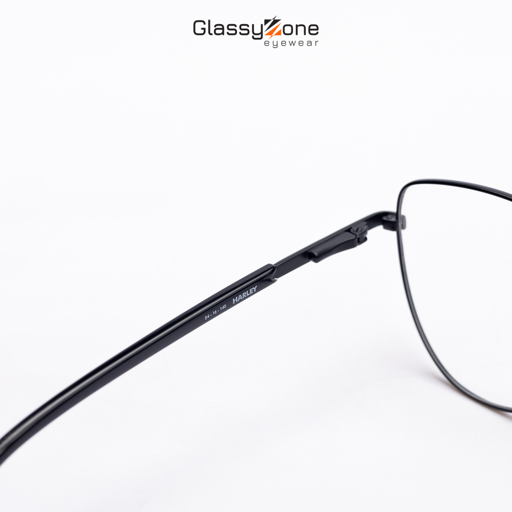 Gọng kính cận, Mắt kính giả cận kim loại Form vuông thời trang Nam Nữ Avery Harley - GlassyZone